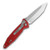 Microtech SOCOM ELITE STONEWASH PART SERRATE RED AUMT16111RD