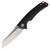 Bestech Texel Folding Knife Black 3.23in Plain Two-Tone Sheepsfoot
