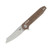 Bestech Knives Syntax Natural Micarta Handle Two Tone Reverse Tanto 14C28N Blade BG40E