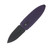 Bestech Knives Ququ Purple G-10 Handle Black DLC 14C28N Spear Point Blade BG57A-4