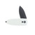 Bestech Knives Ququ White 2.2 Inch Plain Black DLC Spear Point BG57A-5