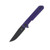 Bestech Knives Bestchman Mini Dundee Double Detent Purple 2.92in Black PVD Clip Point BMK08D