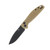 Bestech Knives Bestechman Goodboy Jr Khaki G10 2.83in Black Drop Point Blade BMK10F