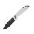 Bestech Knives Bestechman Goodboy Jr White G10 2.83in Black Drop Point Blade BMK10I