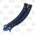 Neptune Trading Butterfly Knife Trainer-Blue with Black Aluminum Handles NTPBF4T