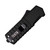 Tekto A2 Badger OTF Auto Knife Aluminum Black 1.85in Plain Tanto 