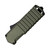 Tekto A2 Badger OTF Auto Knife Aluminum OD Green 1.85in Black Plain Tanto