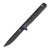 TEKTO F2 Bravo Gray Plain Black Drop Point Blue Accents TKF2R-CCBK-D2BK1-A2