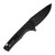 TEKTO F3 Charlie G-10 Plain Black Drop Point Black Accents TKF3R-G1BK-D2BK1-A1