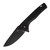 TEKTO F3 Charlie G-10 Plain Black Drop Point Black Accents TKF3R-G1BK-D2BK1-A1