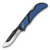 Outdoor Edge Razor Lite Folding Knife 3.0in Drop Point Blue