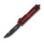 Microtech Knives Scarab II Gen III Auto OTF Red 3.95in Black Drop Point AUMT12781RD