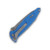Microtech Socom Elite T/E Apocalyptic Part Serrate Blue AUMT16111APBL