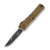 Microtech Knives Combat Troodon Interceptor Gen III SS Tan 4.0in Blade AUMT12171TAS