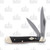 Rough Ryder Black Smooth Bone Peanut Folding Knife