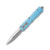 Microtech Knives Dirac Delta DE OTF Auto Turquoise 3.75in Satin Dagger AUMT2274TQ