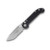 Microtech Knives LUDT Gen III AUTO Black 3.5in Stonewash Tanto Part Serr AUMT113611