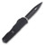 Microtech Knives Cypher II OTF Auto Tactical Black D/E 3.5in Full Serr Dagger AUMT12423T