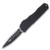 Microtech Knives Cypher II OTF Auto Tactical Black D/E 3.5in Full Serr Dagger AUMT12423T