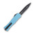Microtech Hera II Mini OTF Auto Knife Turquoise 3in Part Serr D/E Black Dagger AUMT1702M2TQ
