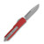 Microtech Knives UTX-85 Auto OTF Red 3.11in PS Apocalyptic Drop Point AUMT23111APRD