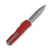 Microtech Knives Cypher II OTF Auto Red 3.5in Part Serr Apocalyptic Dagger AUMT124211APRD