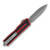 Microtech Scarab II D/E Gen III Auto OTF Knife Red 3.9in Apocalyptic Part Serr Dagger AUMT128011APRD