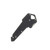 SOG Key Knife Black 1.5in Straight Edge Drop Point Blade SOG-KEY-101