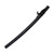 Neptune Trading 41in Black Carbon Steel Hand Forged Katana Display Sword