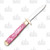 Chimney Rock Pink Swirl Cheetah Lockback Folding Knife