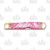 Chimney Rock Pink Swirl Cheetah Lockback Folding Knife