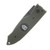 Hoffner Knives SNAP Flatline Olive 3.25in Plain Black Stonewash Tanto FK-S3TBS-FO