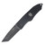 Hoffner Knives SNAP Fractured Carbon Fiber 3.25in Plain Black Stonewash Tanto FK-S3TBS-CF2