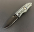 Hoffner Knives SNAP Chiseled Dark Ops 3.5in Part Serr Black Spear Point FK-S3CBK-CDO