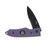 Hoffner Knives SNAP Chiseled Valkyrie 3.5in Part Serr Black Spear Point FK-S3CBK-CPG