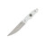 Hoffner Knives Steakmaster Set 4- Chiseled White Grip, Smooth/Micro Stainless