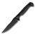 TOOR Knives Krypteia S Fixed Blade 4 Inch Plain Socom Black Drop Point 1