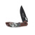 Sigma Impex Jesse James Folding Knife Red 3.5in Plain Black Drop Point SX1991JJ