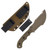 TOPS Tom Brown Tracker 2 Fixed Knife Green Micarta Handle 5.5in Coyote Tan Coated 1095 Steel Blade TBT02-TAN