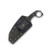 Miller Bros Small Fixed Blade with Ring on Pommel Black Sheath Black G-10 Handle M-5BSBH