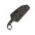 Miller Bros Small Fixed Blade with Ring on Pommel Black Sheath Black G-10 Handle M-5BSBH