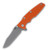 Hinderer 3.5 Eklipse Slicer Hollow Ground Tri-way Orange G-10 Titanium KEK35SLHOTWWFOR