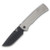 Chaves Integral Redencion 229 Bright 3.75in Plain Black DLC Drop Point Front Open 1