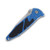 Microtech SOCOM Elite Folding Knife Half Serrated Stonewash Standard/Blue MT16011BL