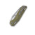 Microtech MSI Ram-Lok Fluted OD Green 3.88in Apoc Part Serr Sheepsfoot Blade