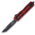 Microtech Scarab II Gen III OTF Knife Red 3.88in Black Tanto Blade AUMT12791RD
