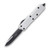 Microtech Knives UTX-85 Auto OTF Clear 3.11in Black Drop Point