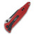 Microtech Socom Elite Folding Knife Red 4.0in Black Part Serr Clip Point MT1602RD