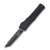 Microtech Combat Troodon Gen III OTF Tactical Black 4.0in Full Serr Tanto AUMT11443T
