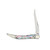 Case Genuine Abalone Small Texas Toothpick Folding Knife CA12002